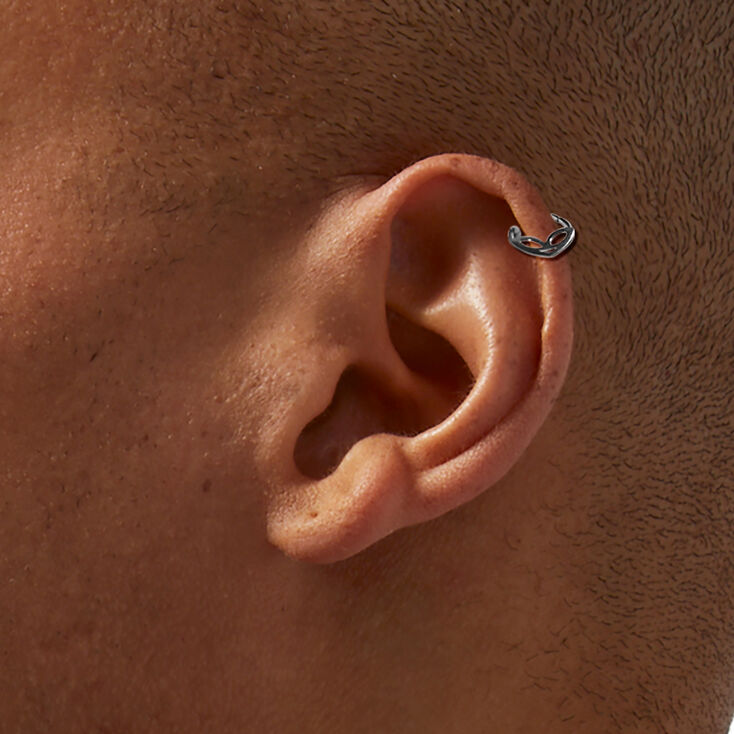 Titanium 18G Alien Cartilage Clicker Earring,