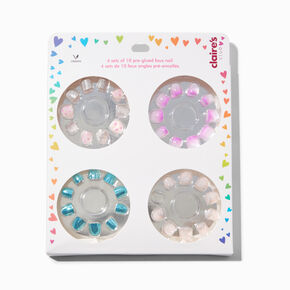 Faux ongles autocollants vegan assortis Claire&#39;s&nbsp;Club - Lot de 4,