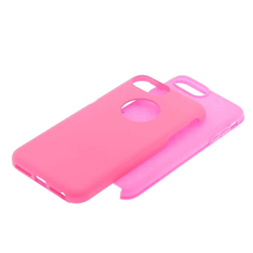 Soft-Touch Protective Phone Case - Fits iPhone 6/7/8 Plus,