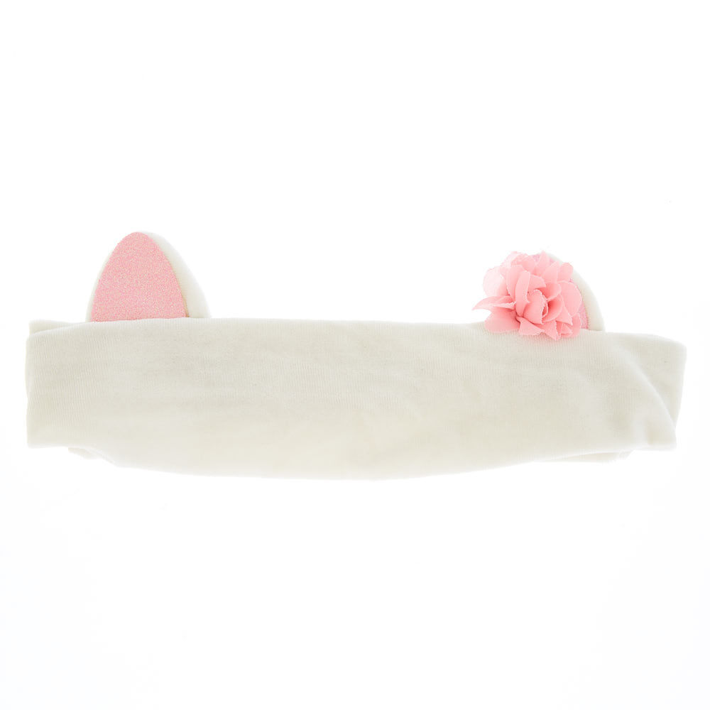 Claire's Club Cat Ears Headwrap - White,