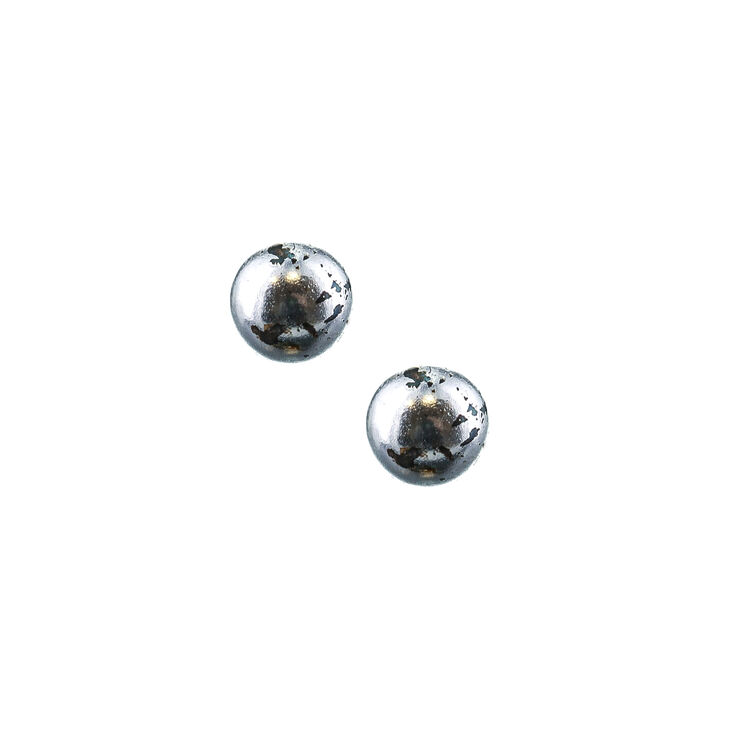 Sterling Silver 4MM Ball Stud Earrings,