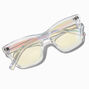 Holographic Retro Clear Lens Frames,