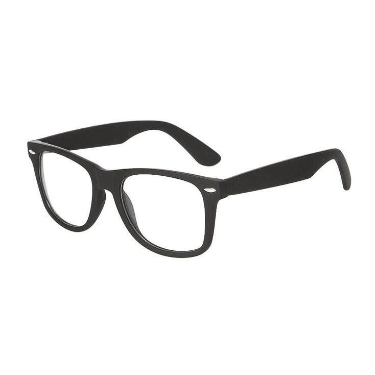 Claire's Lunettes rétro en silicone - Noir