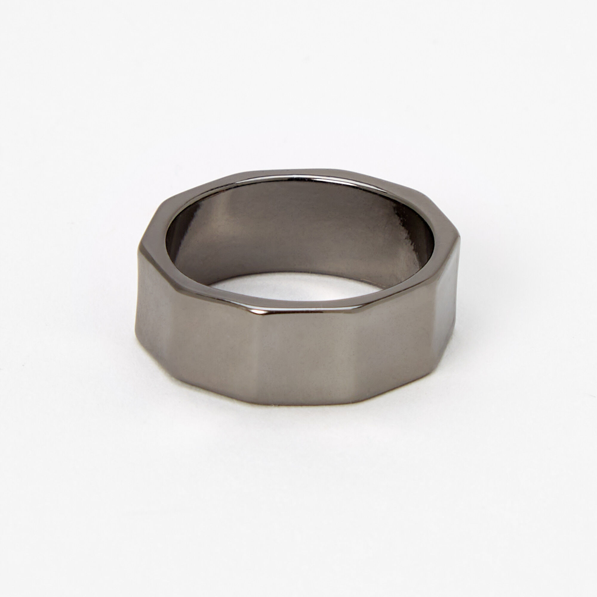 View Claires Industrial Nut Ring Silver information