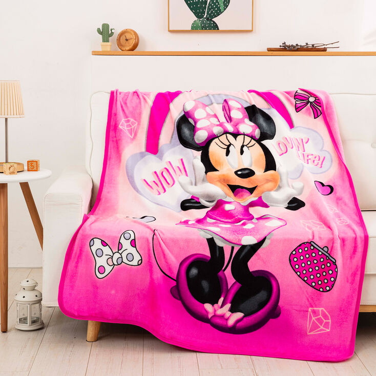 Disney Minnie Mouse Silk Touch Throw Blanket,