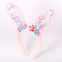 Claire&#39;s Club Floral Bunny Ears - Pink,