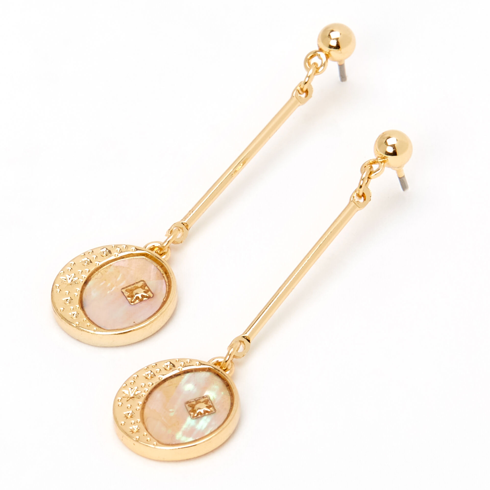Claire's discount moon earrings