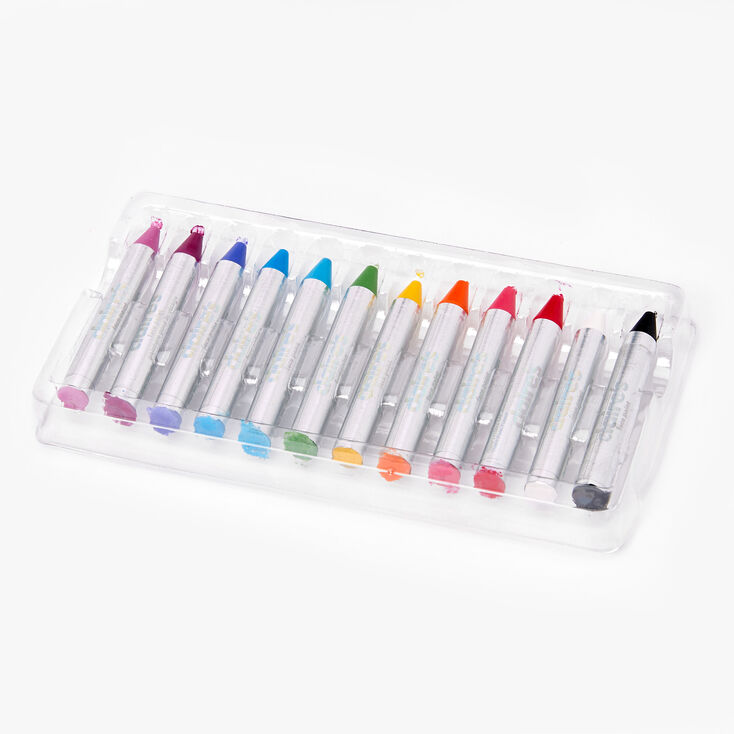 Claire's Mini crayons de peinture pour le visage - Lot de 12