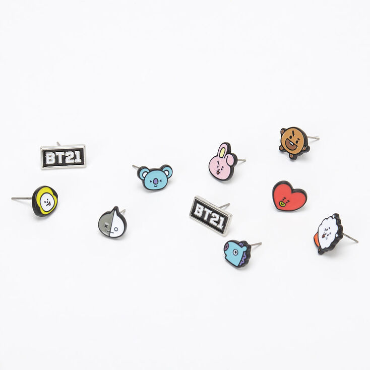 Bt21 C Earrings 5 Pack Claire S