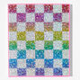 Rainbow Checkered Pink Makeup Set,