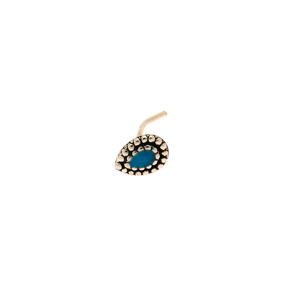 Turquoise discount nose hoop