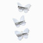 Barrettes papillons blanches - Lot de 3,