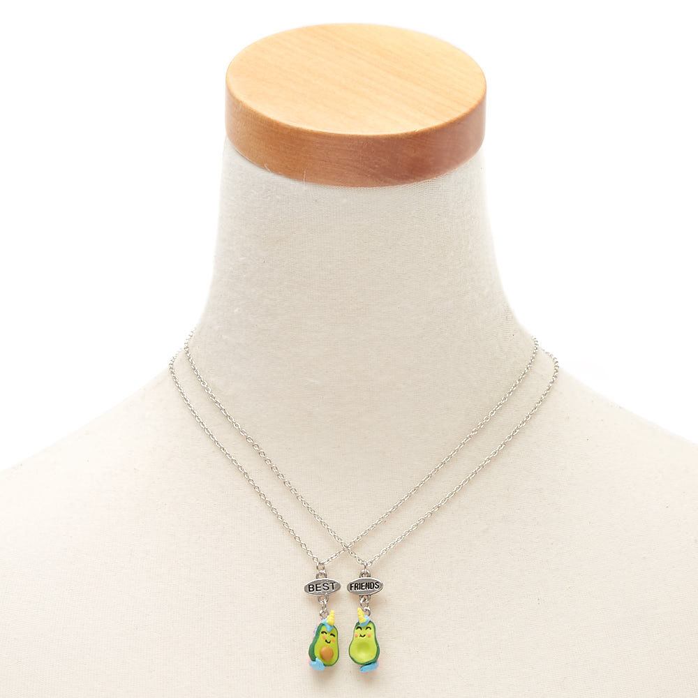 Avocado Unicorn Pendant Necklaces - Green, 2 Pack,