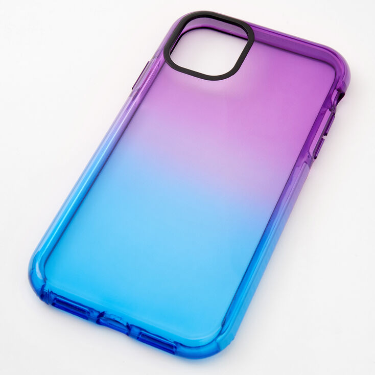 Blue & Purple Ombre Translucent Phone Case - Fits iPhone® 11