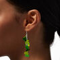St. Patrick&#39;s Day Shimmering Shamrocks 3&quot; Drop Earrings,