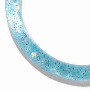 Claire&#39;s Club Blue Water-Filled Bangle Bracelet,