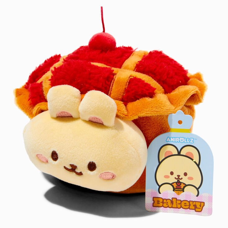 Anirollz&trade; Bakery Cherry Pie Bunniroll Plush Toy,