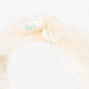 Ivory Polka Dot &amp; Lace Butterfly Headband,