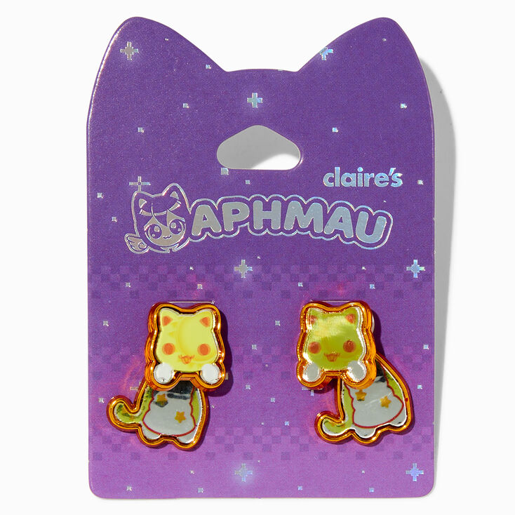 Aphmau&trade; Claire&#39;s Exclusive Sun Cat Front &amp; Back Earrings,