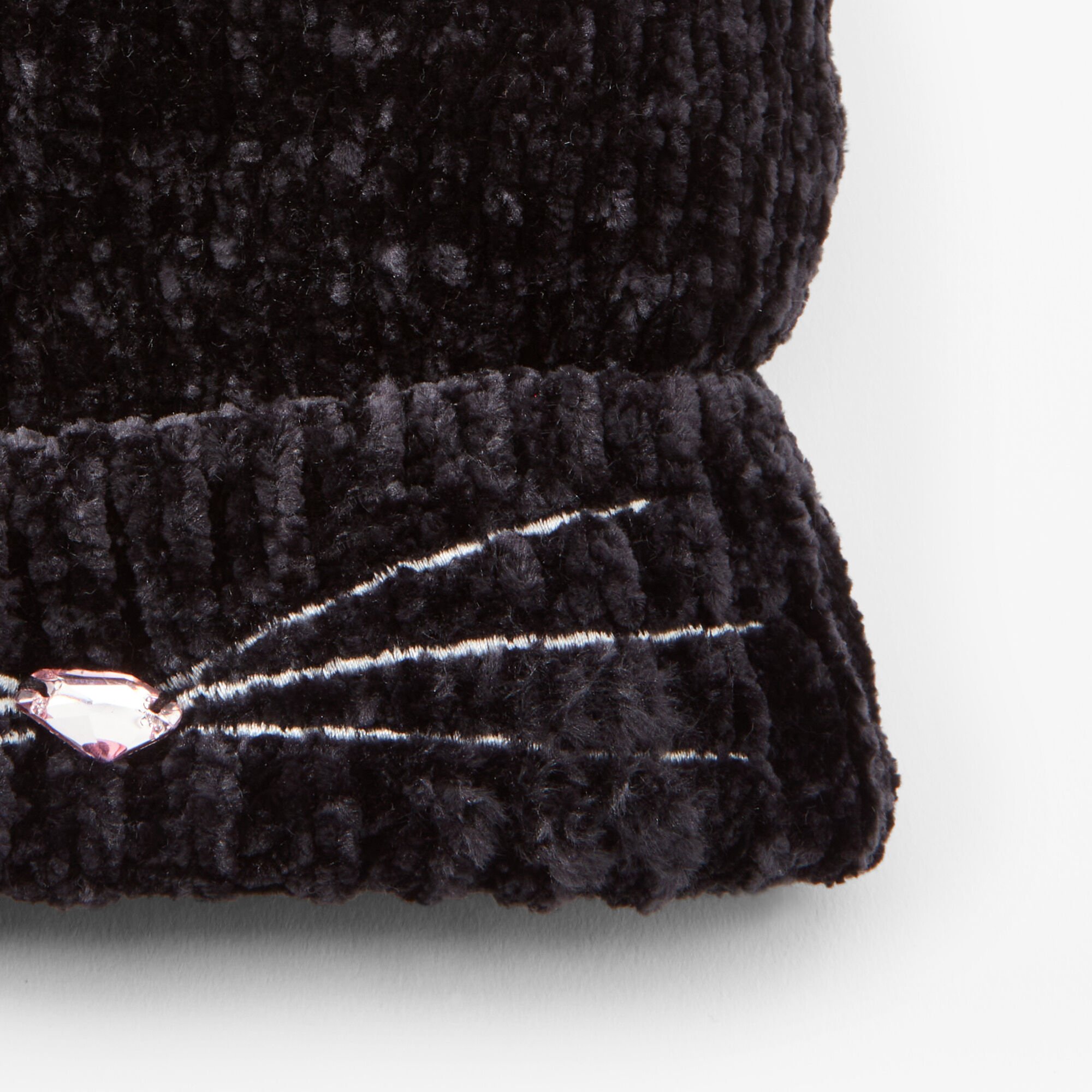 Cat Beanie Hat - Black,