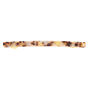 Barrette &agrave; cheveux fine &agrave; motif &eacute;caille de tortue marron,