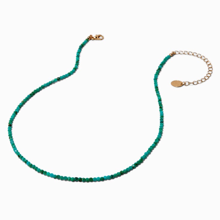 Turquoise Beaded Necklace,