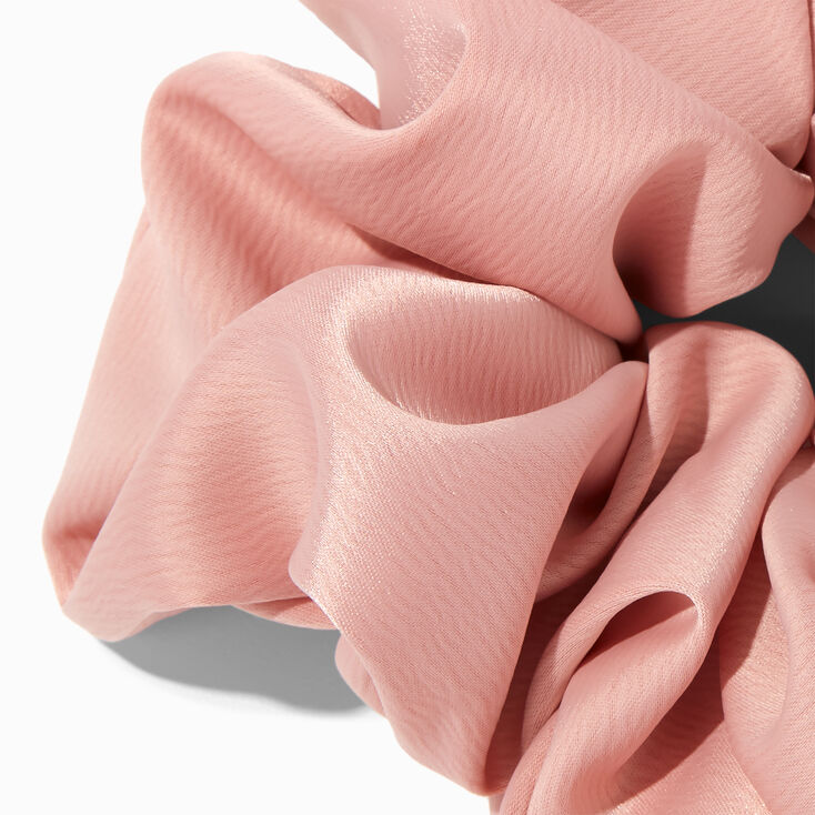 Giant Silky Blush Pink Hair Scrunchie,