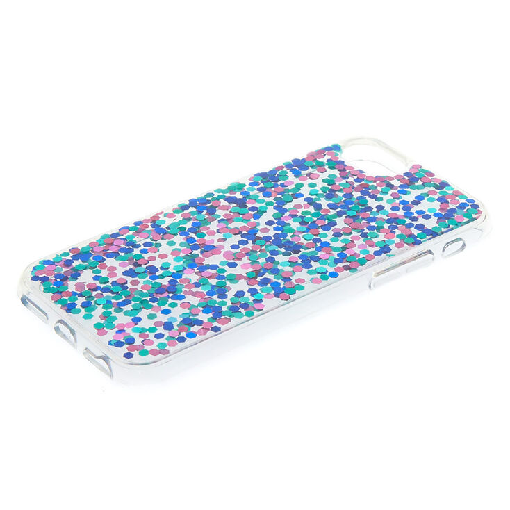 Blue Confetti Glitter Phone Case | Claire's