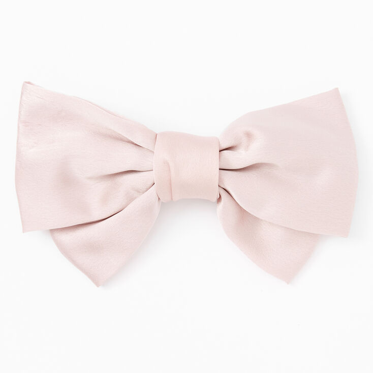 Large Hair Bow Clip - Blush Pink | Claire's