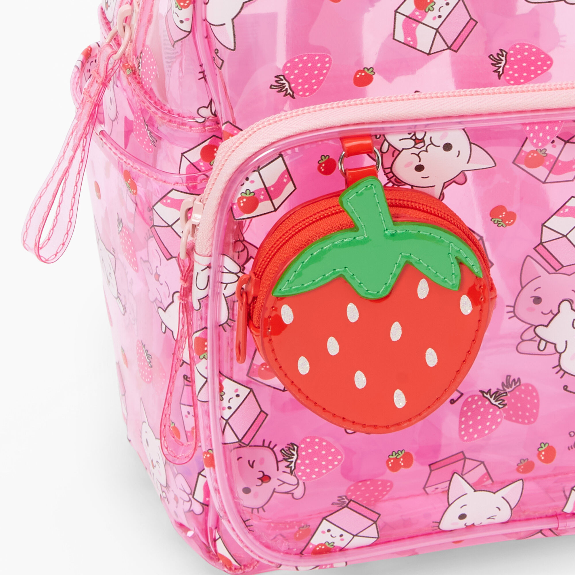 Strawberry Hamster Chibi Mini Backpack,