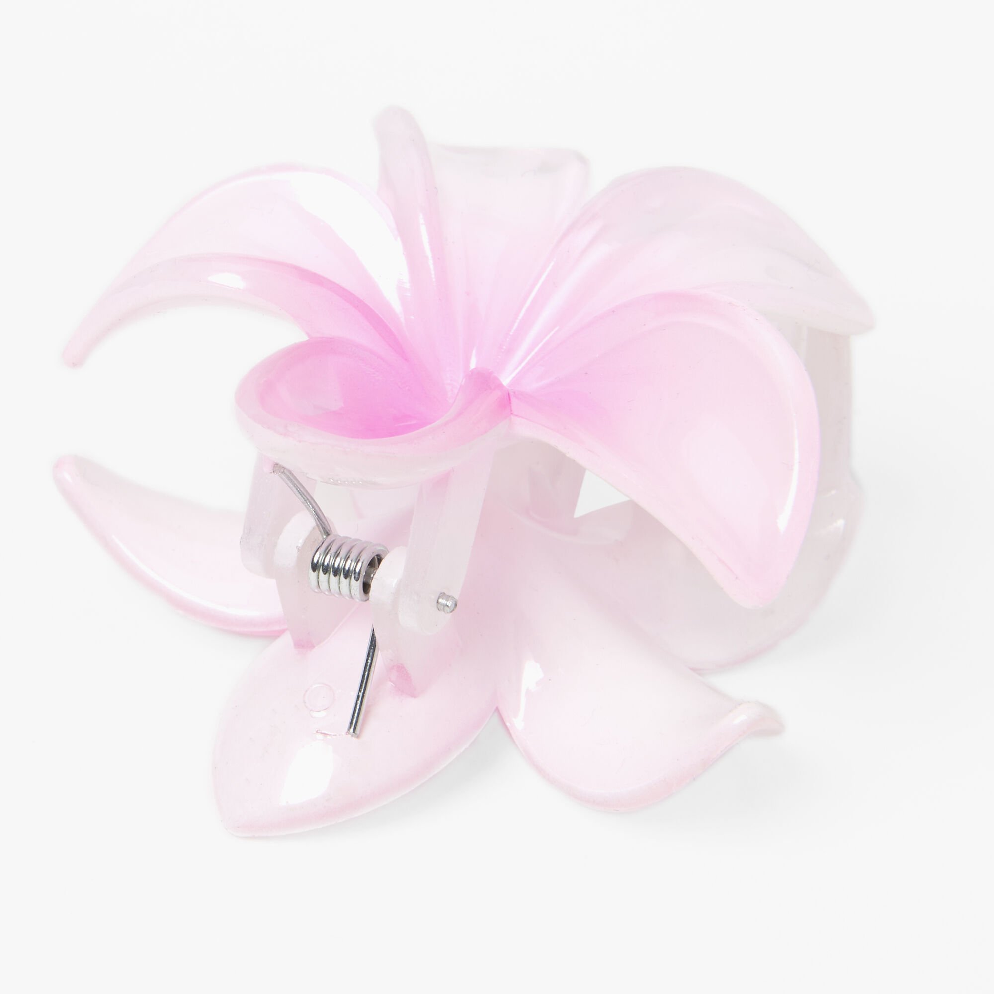 Pink Hibiscus Medium Hair Claw,