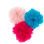 Claire&#39;s Club Small Fur Hair Scrunchies - Pink, 3 Pack,