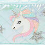 Claire&#39;s Club Mint Sparkle Unicorn Crossbody Bag,