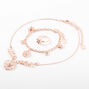 Claire&#39;s Club Wired Flower Butterfly Leaf Jewelry Set,