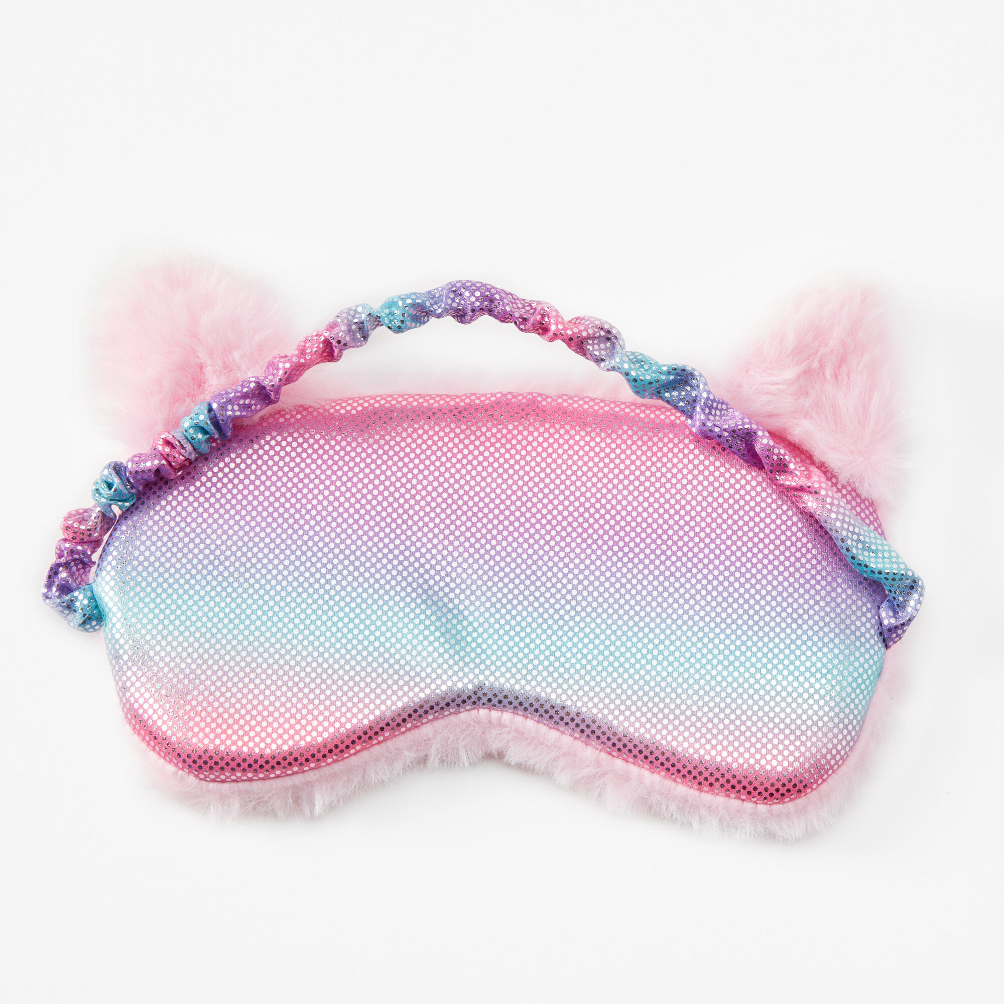 Initial Cat Sleeping Mask - Pink, C,