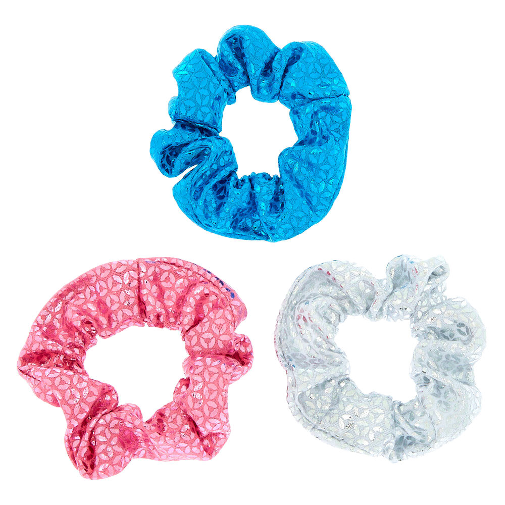 Claire's Club Small Sequin Hair Scrunchies - 3 Pack,