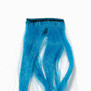 Blue Ombr&eacute; Curly Faux Hair Clip In Extensions - 2 Pack,