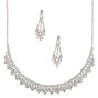 Silver Rhinestone Peacock Jewellery Set - 2 Pack,