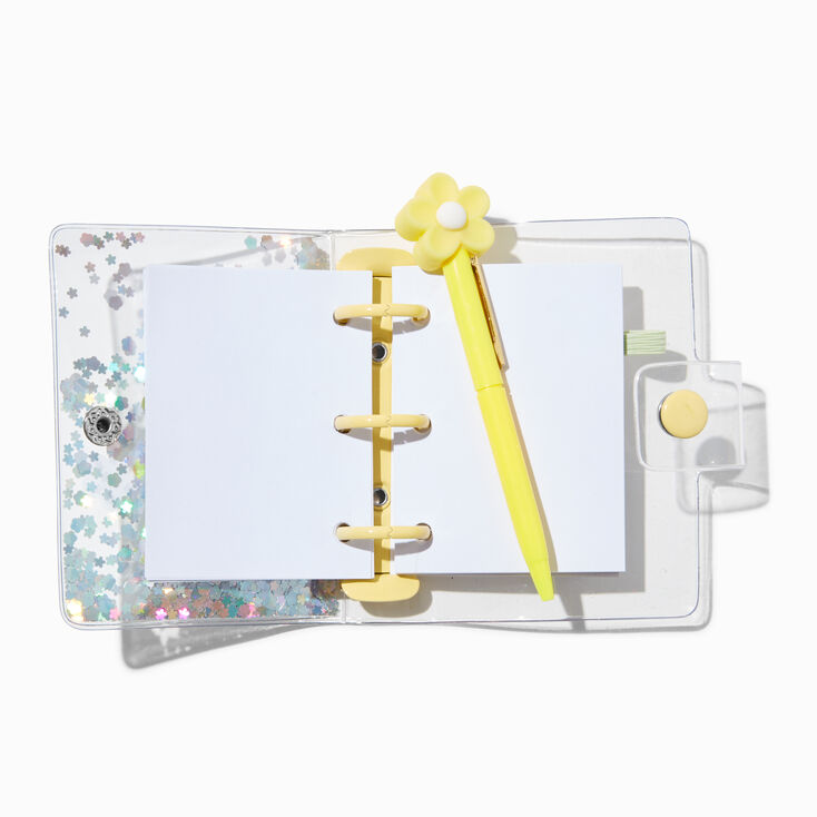 Daisy Shaker Clear Mini Journal Notebook,