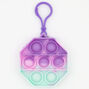 Jouet fidget Push Poppers porte-cl&eacute;s pastel - Les mod&egrave;les peuvent varier,