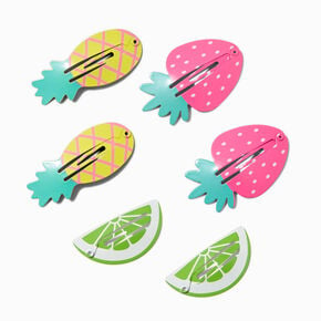 Claire&#39;s Club Summer Fruit Large Snap Hair Clips - 6 Pack,