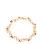 Blush Pearl Double Row Stretch Bracelet,