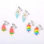 Glitter Ice Pop &amp; Ice Cream Clip-On Earrings - 3 Pack,