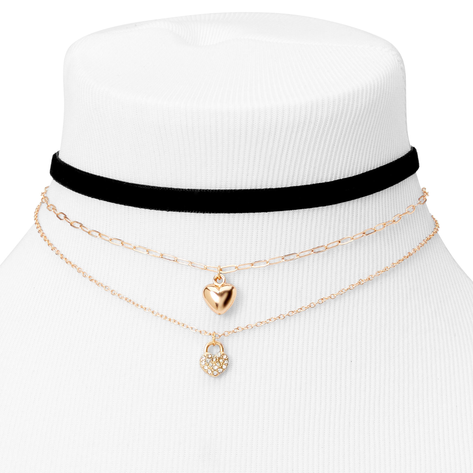 Choker store locket gold