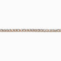 Rose Gold-tone Cubic Zirconia Tennis Bracelet,