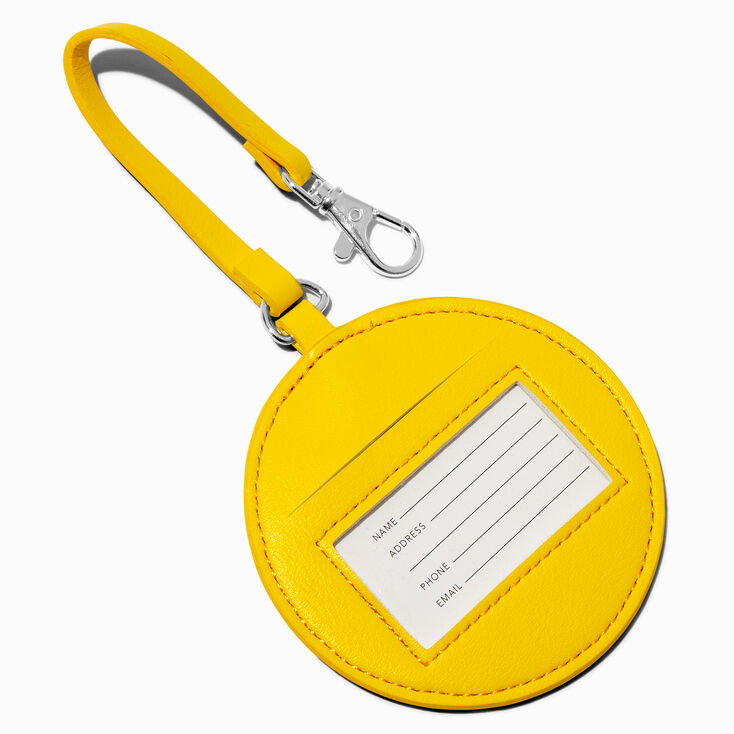 Bling Lemon Slice Luggage Tag