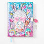 Panda Bubble Tea Lock Diary,