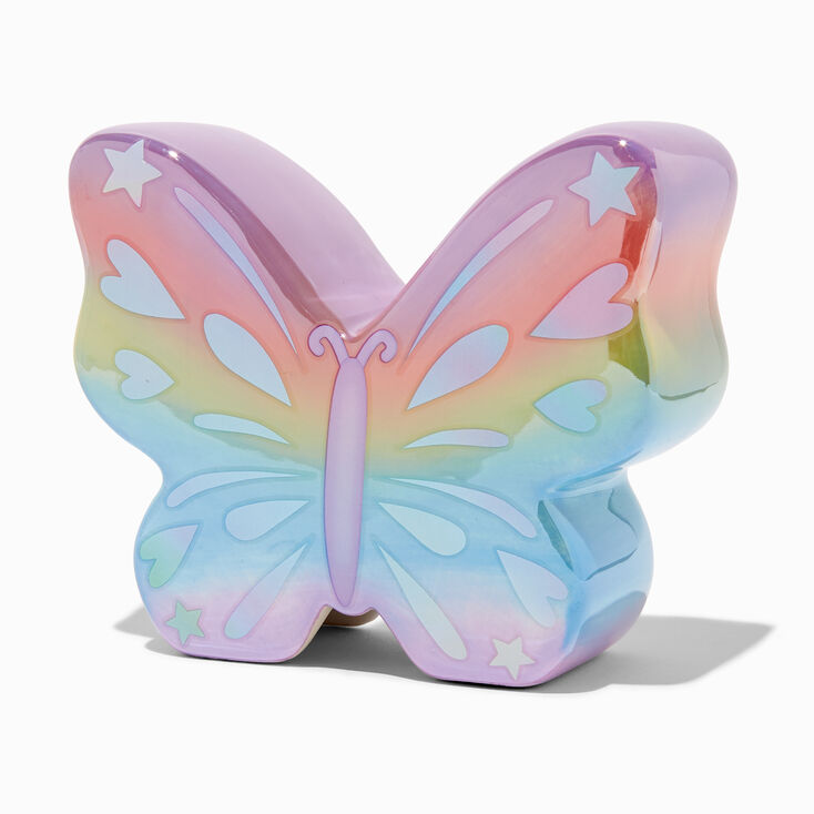Rainbow Butterfly Coin Bank,
