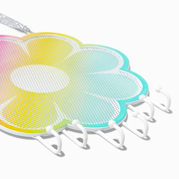 Rainbow Daisy Hanging Jewellery Holder,