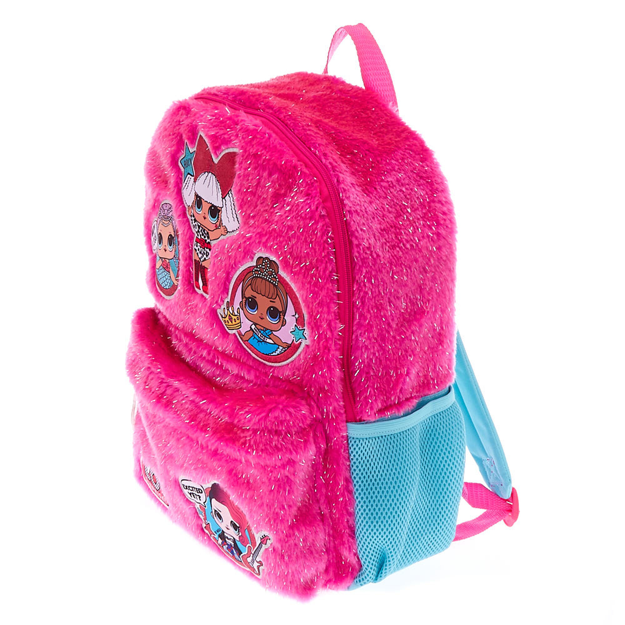 lol fuzzy backpack
